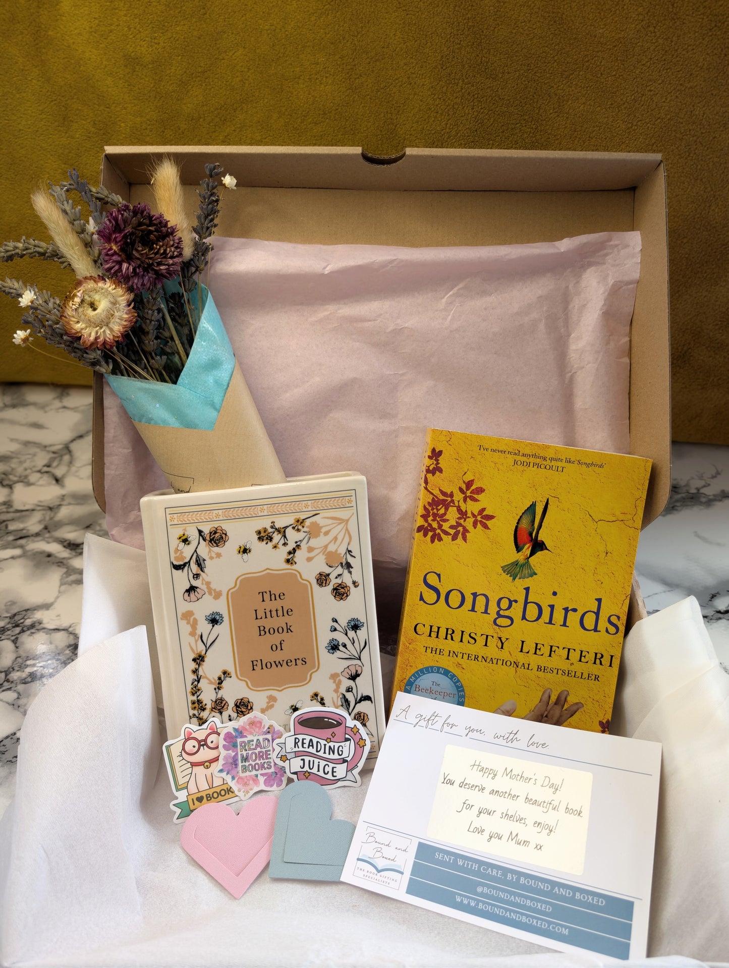 Book Vase and Flower Gift Box