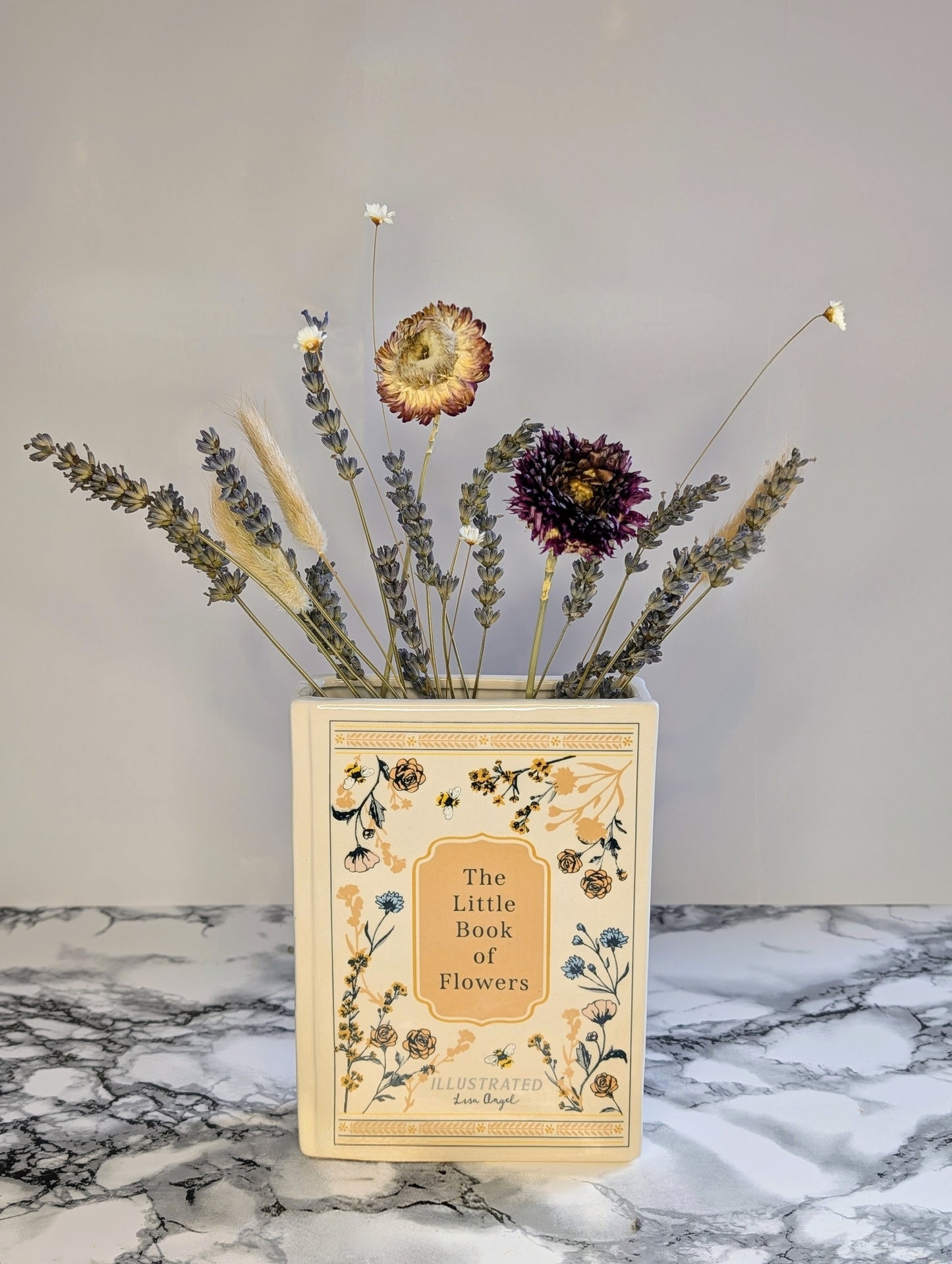 Book Vase and Flower Gift Box
