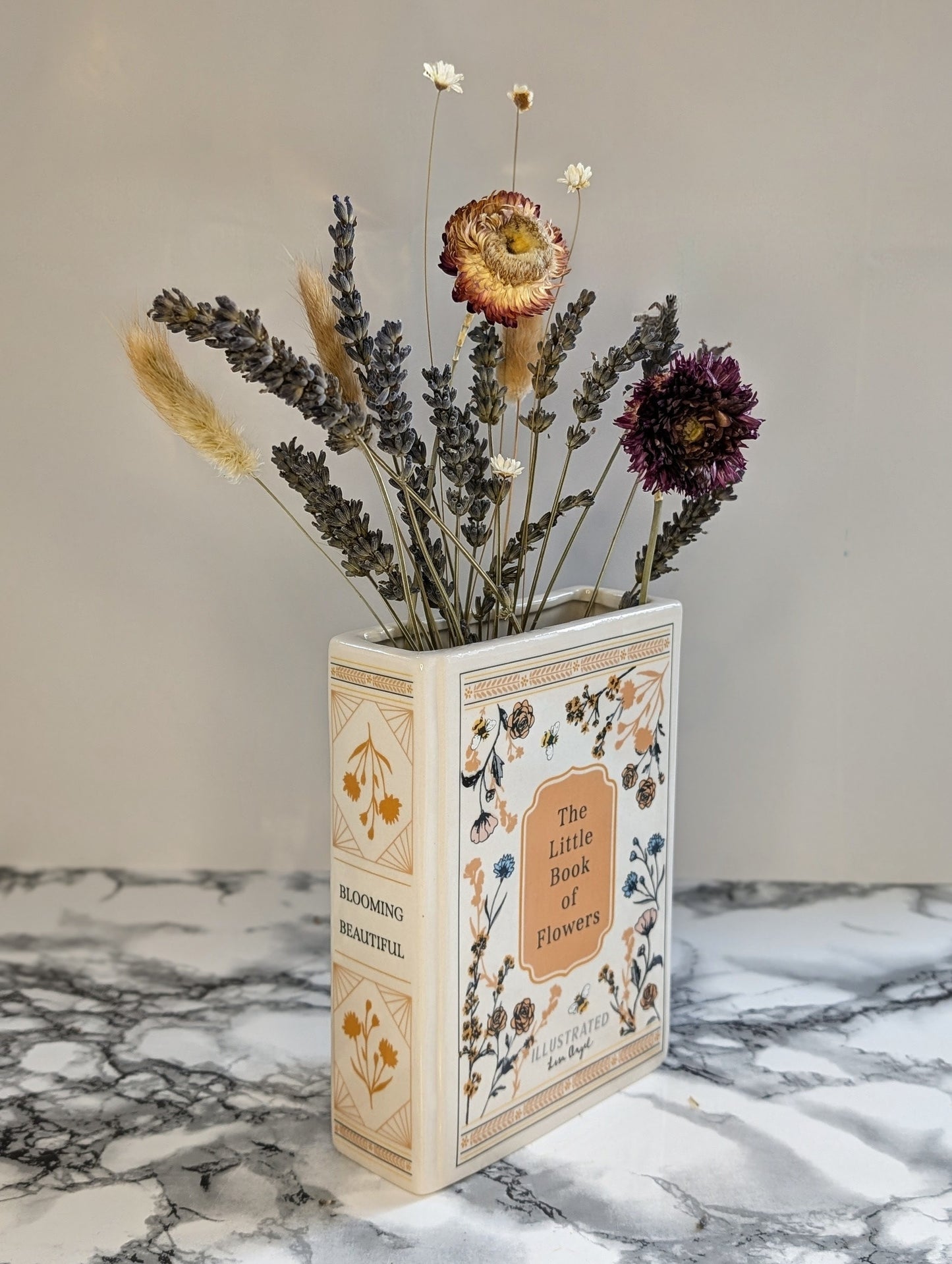 Book Vase and Flower Gift Box